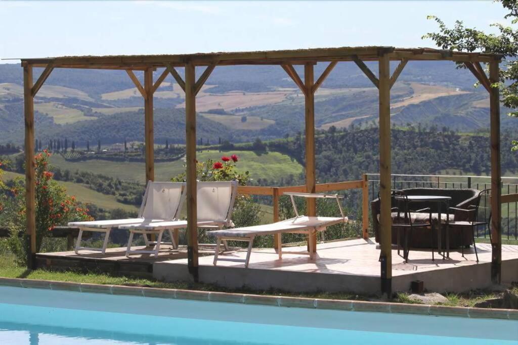 Casale Meraviglioso Val D'Orcia Con Piscina Radicofani Exteriör bild