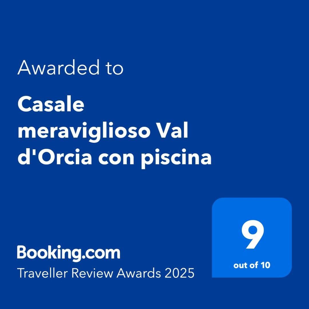 Casale Meraviglioso Val D'Orcia Con Piscina Radicofani Exteriör bild